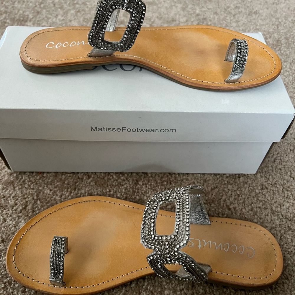 Coconuts by Matisse Rhinestone Sandals - Picture 2 of 3